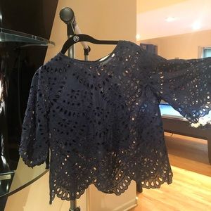 Lace top! Great for spring, summer and fall!